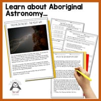 Aboriginal Astonomy  - Emu In the Sky Dreamtime Story and Information text - thumbnail 2 of 4
