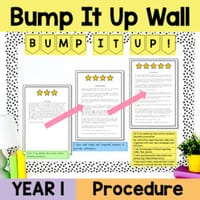Year 1 Procedural Writing Bump It Up Wall | Procedure Writing  - thumbnail 1 of 4