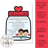 Love Jars- Let's celebrate the things we love- A back to school activity. - thumbnail 4 of 5