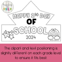 FIRST DAY OF SCHOOL CROWN/ HAT (2024) - thumbnail 2 of 4