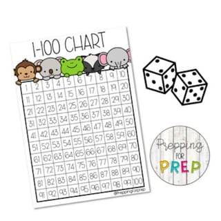 1-100 Number Chart Freebie - image 2 of 2