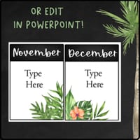 Tropical Birthday Display -  EDITABLE! Tropical Classroom Decor - thumbnail 3 of 3