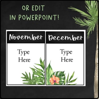 Tropical Birthday Display - EDITABLE! Tropical Classroom Decor - image 3 of 3