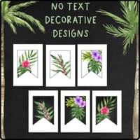 Tropical Welcome Banner - editable! Classroom Decor - thumbnail 3 of 3