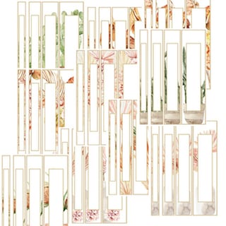 Boho Desert Binder Covers and Spines - EDITABLE!  - 2 sizes A4 and Letter - image 2 of 3