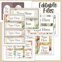 Boho Desert Classroom Label Pack - EDITABLE - thumbnail 3 of 3