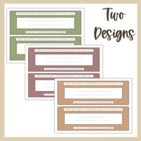 Boho Desert Desk Name Plates - Editable! Classroom Decor - thumbnail 3 of 4
