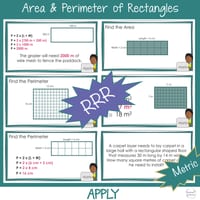 BUNDLE Area and Perimeter of Rectangles Math Warm Up & Worksheets Year 5 & 6 - thumbnail 5 of 7