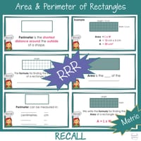 BUNDLE Area and Perimeter of Rectangles Math Warm Up & Worksheets Year 5 & 6 - thumbnail 4 of 7