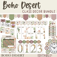 Boho Desert Classroom Decor Bundle - thumbnail 1 of 7