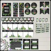 Tropical Classroom Decor Bundle - EDITABLE - thumbnail 2 of 7