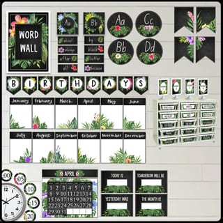 Tropical Classroom Decor Bundle - EDITABLE - image 2 of 7