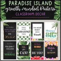 Tropical Classroom Decor Bundle - EDITABLE - thumbnail 4 of 7