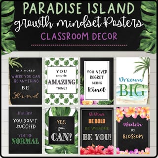 Tropical Classroom Decor Bundle - EDITABLE - image 4 of 7