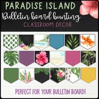 Tropical Classroom Decor Bundle - EDITABLE - thumbnail 7 of 7