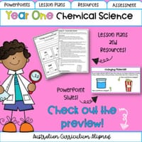 Year One Chemical Science | Unit Plan | Australian Curriculum Aligned |