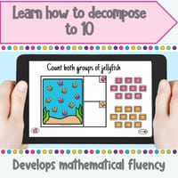 Under the Sea Jellyfish Counting and Sorting Boom Cards Activity | Pre-K and Kindergarten Numeracy - thumbnail 4 of 4