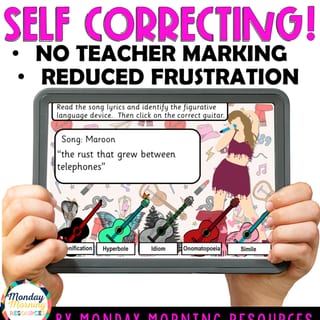 Taylor Swift Figurative Language Song Lyrics - Figurative Language Activity for Upper Primary - image 4 of 6