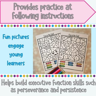Summer Fun Colour By Number Activity | Pre-K and Kindergarten Number Recognition & Pencil Skills - image 4 of 4