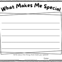 What Makes Me Special | Harmony Day or SEL Lesson Personal Reflection Write & Draw activity - thumbnail 7 of 8