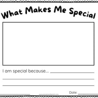 What Makes Me Special | Harmony Day or SEL Lesson Personal Reflection Write & Draw activity - thumbnail 5 of 8