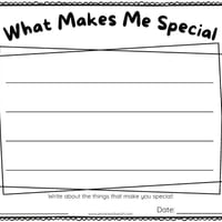 What Makes Me Special | Harmony Day or SEL Lesson Personal Reflection Write & Draw activity - thumbnail 8 of 8