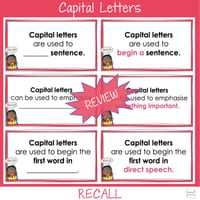CAPITAL LETTERS Basic Punctuation Marks Literacy Review Activity | WARM UP - thumbnail 3 of 4