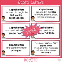CAPITAL LETTERS Basic Punctuation Marks Literacy Review Activity | WARM UP - thumbnail 2 of 4