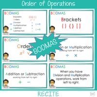 BUNDLE BODMAS Order of Operations Year 6 Math Australian Curriculum Aligned Rapid Recall Worksheets - thumbnail 3 of 7