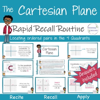 Cartesian Plane Coordinate System Ordered Pairs Year 5 - 6 Math | WARM UP - image 1 of 4