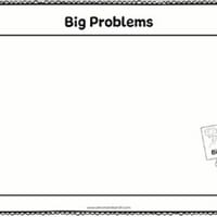 Big Problems & Small Problems Sort | Cut & Paste SEL activity | Catastrophe Scale Lesson - thumbnail 4 of 5