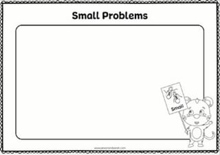 Big Problems & Small Problems Sort | Cut & Paste SEL activity | Catastrophe Scale Lesson - image 5 of 5