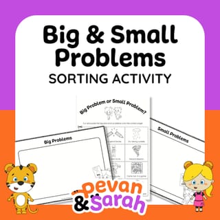 Big Problems & Small Problems Sort | Cut & Paste SEL activity | Catastrophe Scale Lesson - image 1 of 5