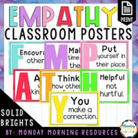 Empathy Classroom Community Poster Set - Classroom Decor Bulletin Boards - thumbnail 2 of 4
