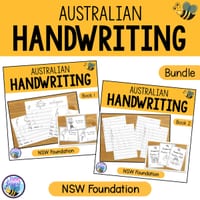 Australian Handwriting Practice NSW Foundation Bundle