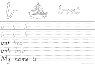 Australian Handwriting Practice Book 1 Victorian Modern Cursive - image 3 of 4