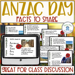 ANZAC Day PowerPoint of Facts for Kids - image 3 of 3
