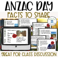ANZAC Day PowerPoint of Facts for Kids - thumbnail 1 of 3