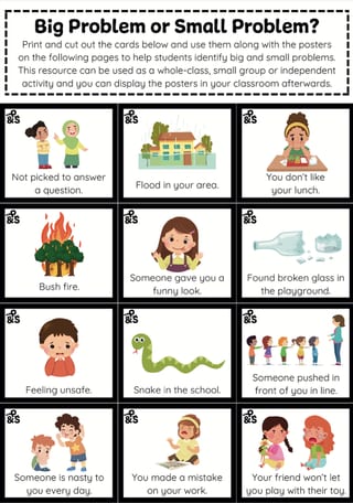 Big and Small Problems BUNDLE | Catastrophe Scale activities | Full SEL Lesson Resources - image 4 of 8
