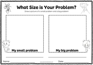 Big and Small Problems BUNDLE | Catastrophe Scale activities | Full SEL Lesson Resources - image 7 of 8