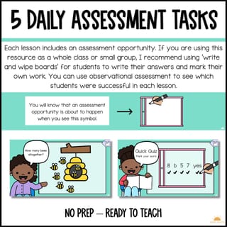 Daily Math Review Kindergarten Pre K, Data, Patterns, Addition, Time, Fluency - image 4 of 5