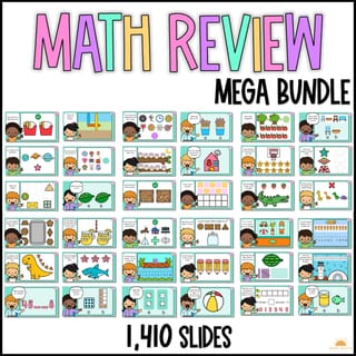 Kindergarten Pre K Math Digital Resource Bundle Addition, Shapes, Place Value - image 1 of 4
