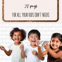 Craft Kids K-2 mockup MOVEABLE closeup peopleMock-up png - thumbnail 7 of 8