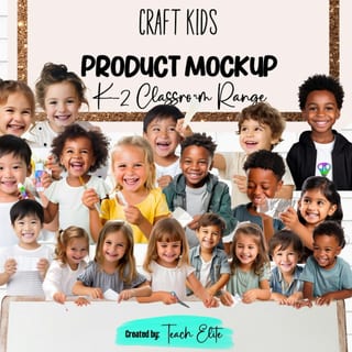 Craft Kids K-2 mockup MOVEABLE closeup peopleMock-up png - image 1 of 8