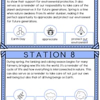 First Day of Spring Passage Codebreaker Scavenger Hunt - 8 Reading Stations - thumbnail 2 of 2