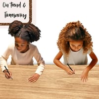 k-2 children at work mockup MOVEABLE front facing students Mock-up png - thumbnail 6 of 9