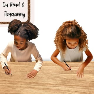 k-2 children at work mockup MOVEABLE front facing students Mock-up png - image 6 of 9