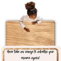 k-2 children at work mockup MOVEABLE front facing students Mock-up png - thumbnail 5 of 9