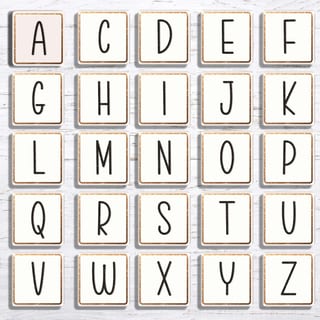 Alphabet Tile Product Mockup Letter Mock Up Images for TpT Sellers - image 5 of 9
