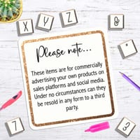 Alphabet Tile Product Mockup Letter Mock Up Images for TpT Sellers - thumbnail 9 of 9